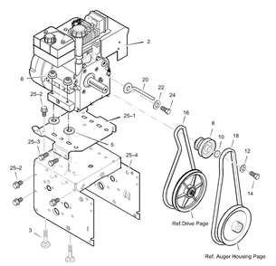 Engine Diagram and Parts List for 627804X89D 2002 Briggs and Stratton Snow Blower